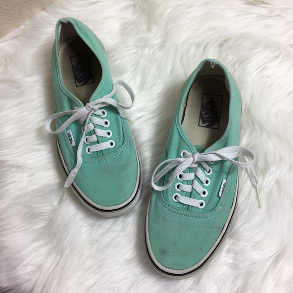 vans aqua blue